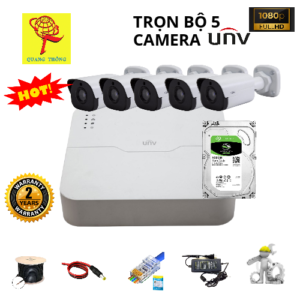 Trọn Bộ 5 Camera UNV 2MP