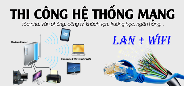 Thi công hệ thống mạng Quy Nhơn