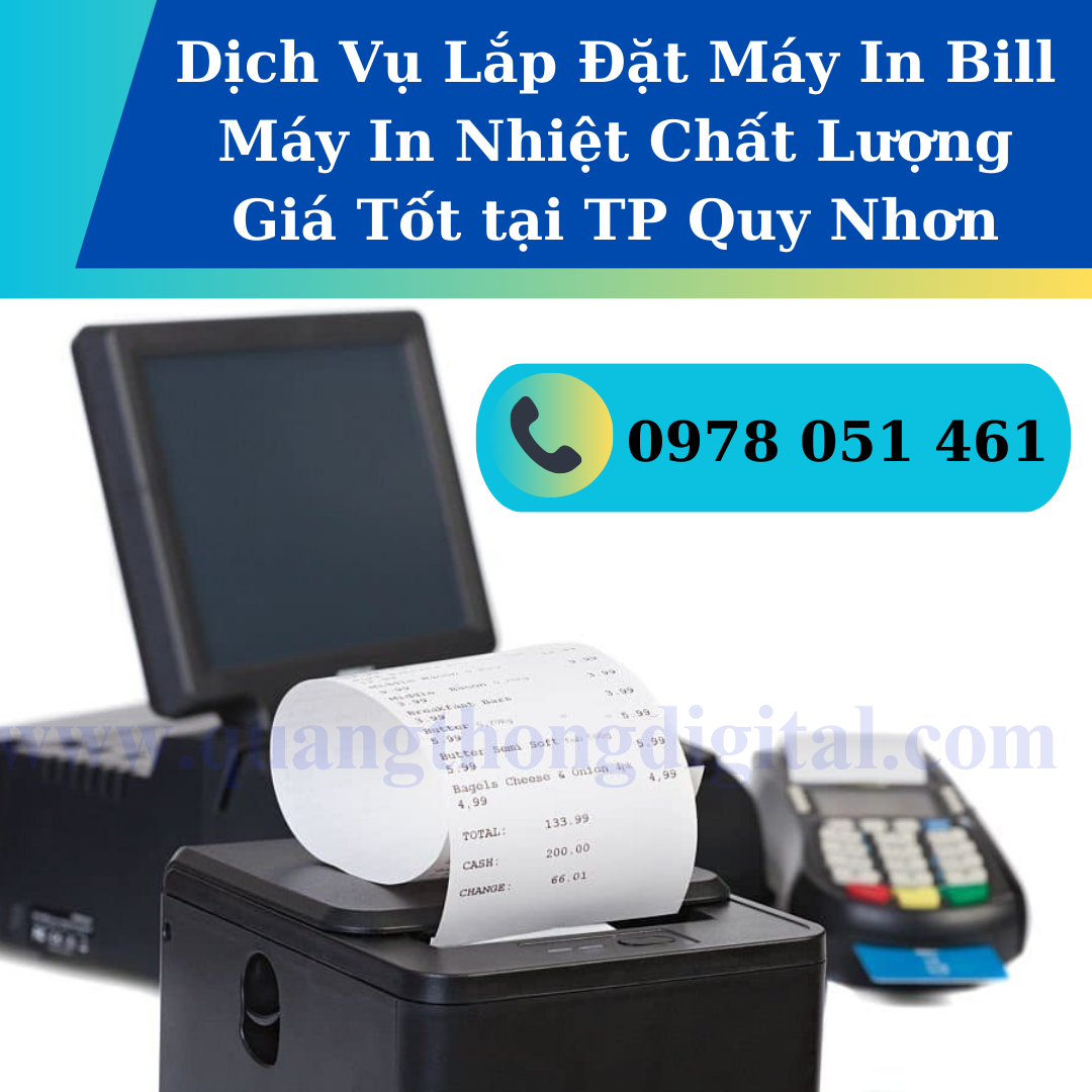Máy In Hóa Đơn Bill Nhiệt Giá Rẻ Chất lượng Lắp đặt Tận Nơi