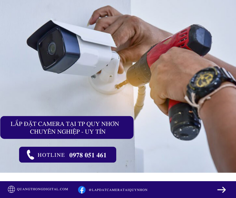 Dịch vụ lắp đặt camera quan sát tận nơi, giá rẻ
