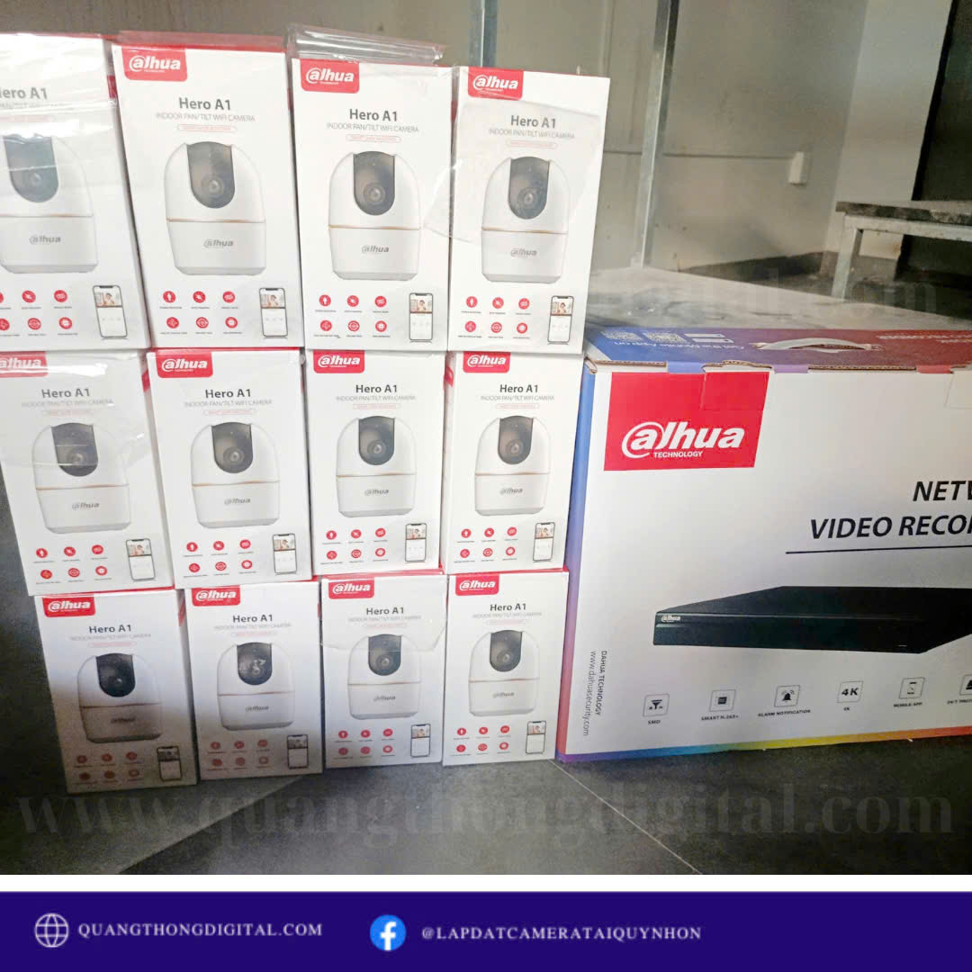 Lắp đặt camera cho nhà hàng tại Quy Nhơn, Gia Lai chuyên nghiệp, giám sát 24/7